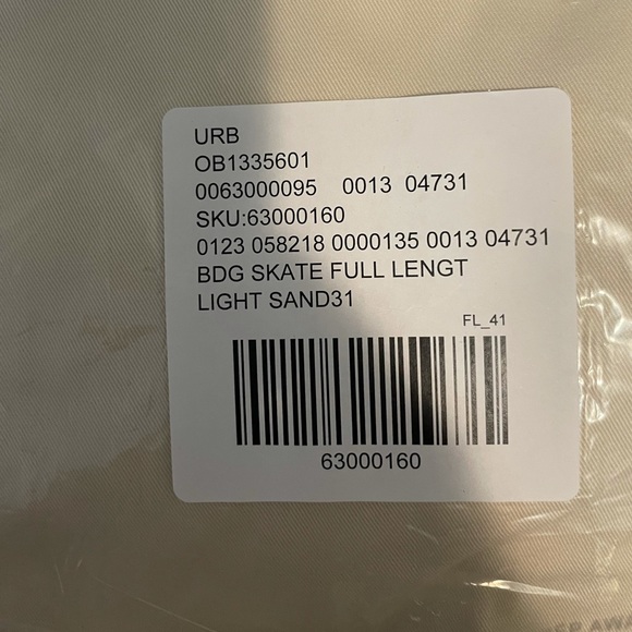 Beige Cargo Skate Pants - Picture 6 of 8